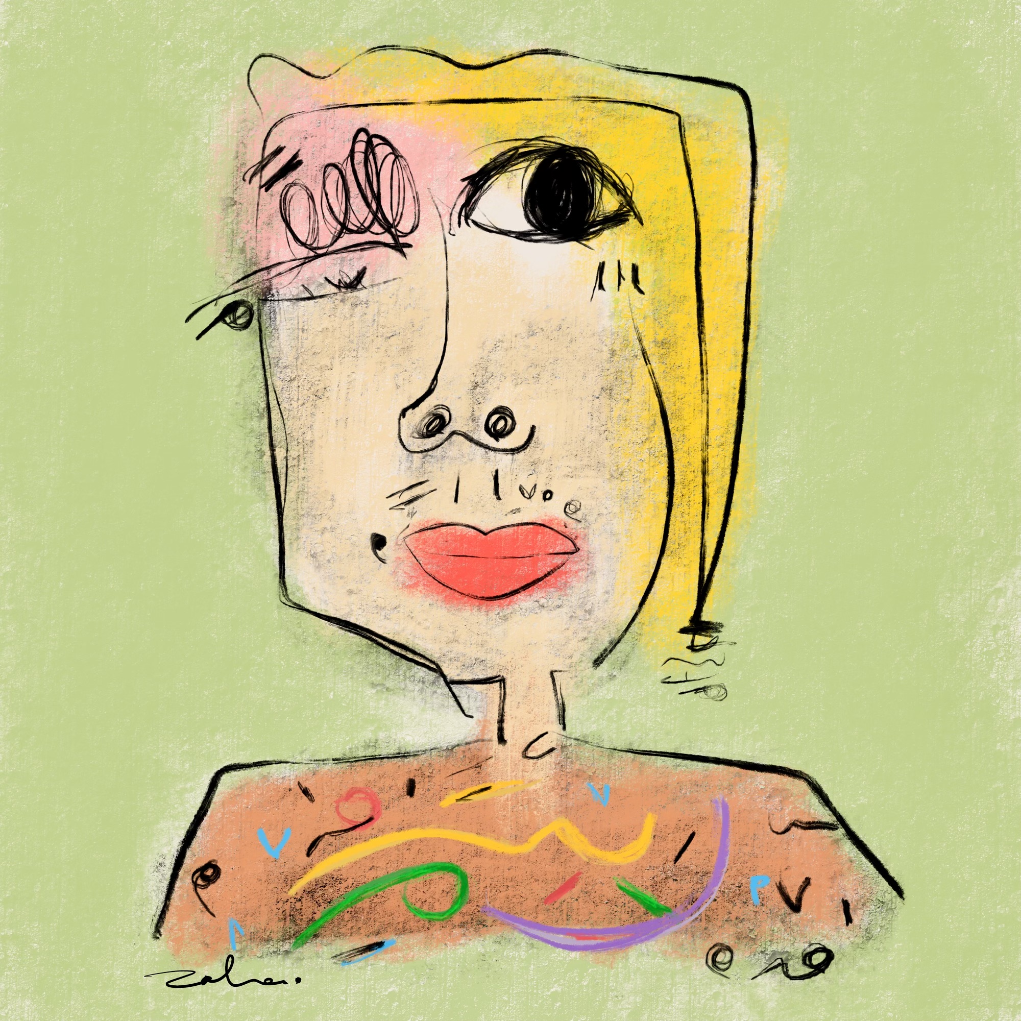 Language of Peace by Zoha Abdulsater — held in a private collection